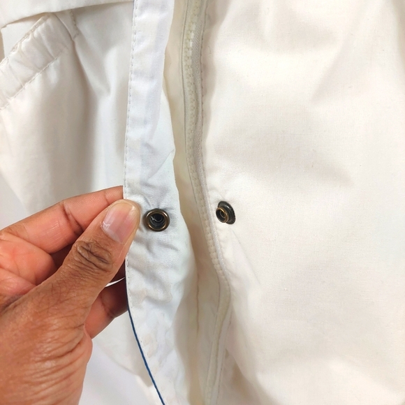 London Fog Vintage White Multicolor Geometric Jacket - Picture 14 of 14